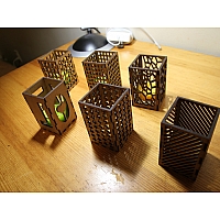 Laser Cut Candle Holders