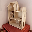 Big plywood Doll house for Barbie. Cnc router cutting file, Vector model for router cut.