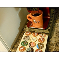 K-cup Organizer and Coffeemaker Stand
