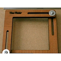 Artists Pocket Viewfinder frame Ideal for the pocket, pencil box. Artist's bag