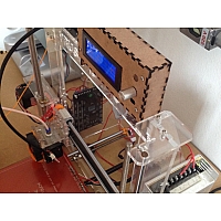 Laser cut LCD case for Prusa I3